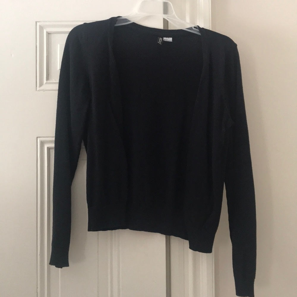 Black cardigan